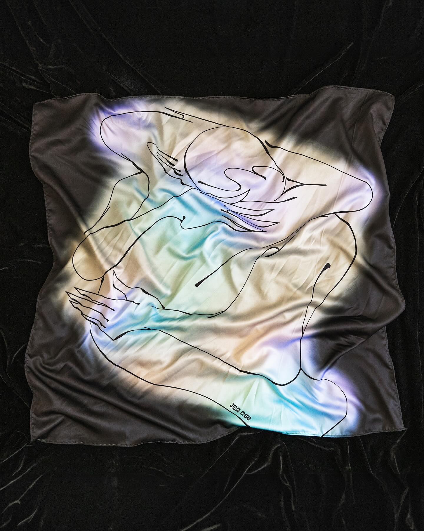 Pleasure 01: Illustration on Satin