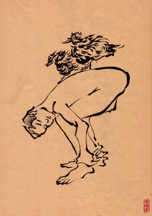 Art print 30 x 40, ink drawing, design 2
