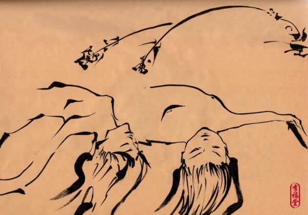 Art print A4, ink drawing, design 3