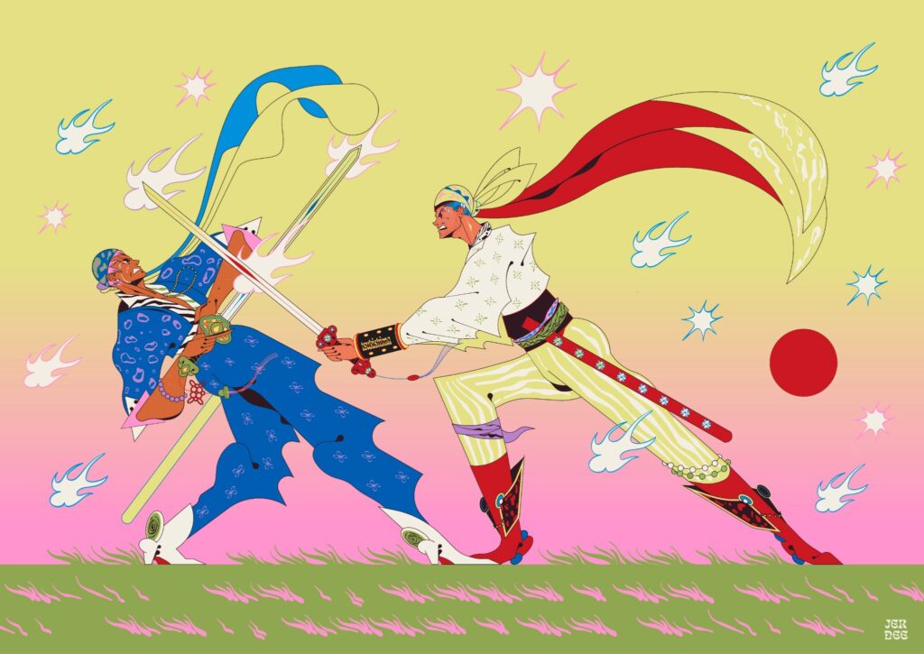 Lovers Quarrel A2 giclee print
