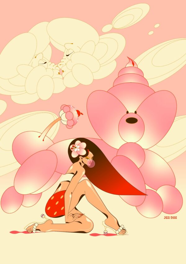 Sweet Valentine A2 giclee print