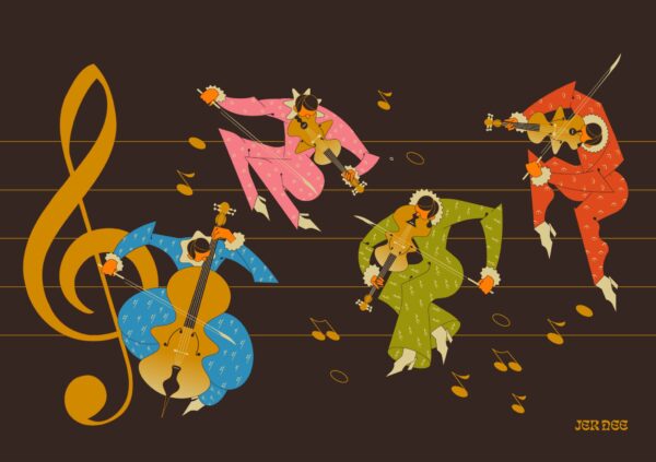 A5 sticker sheet, design 4