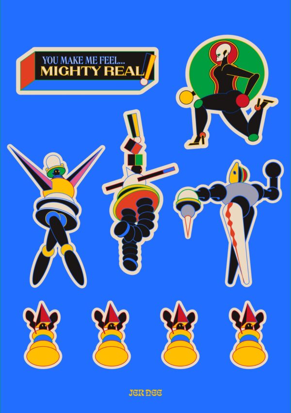 A5 sticker sheet, design 5